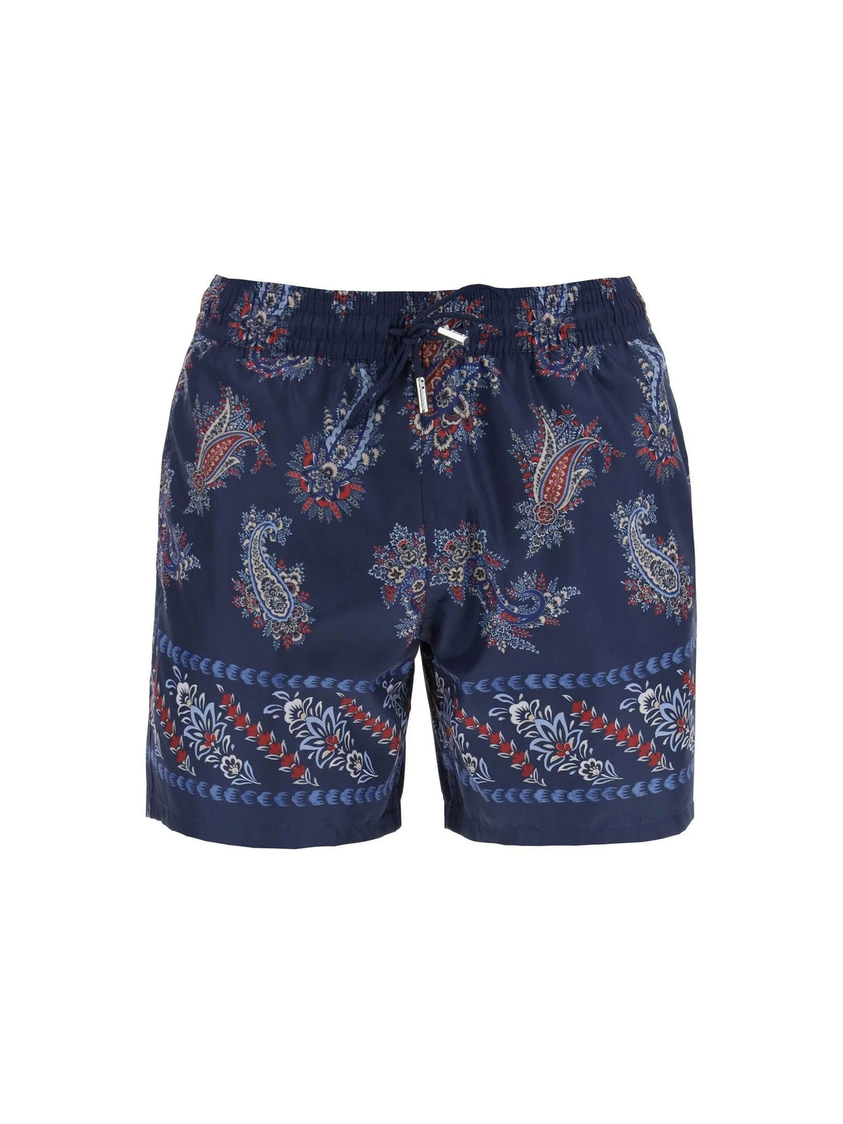 ETRO-Paisley Foliage Pattern Technical Shorts-JOHN JULIA