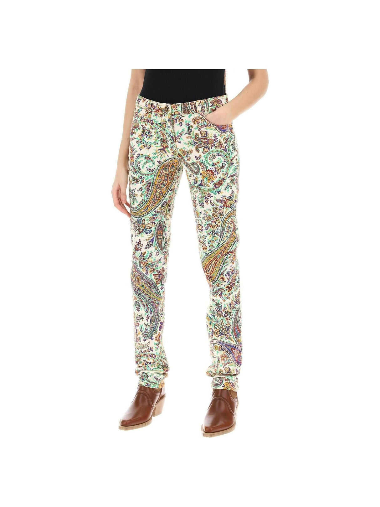 Paisley Print Jeans ETRO JOHN JULIA.