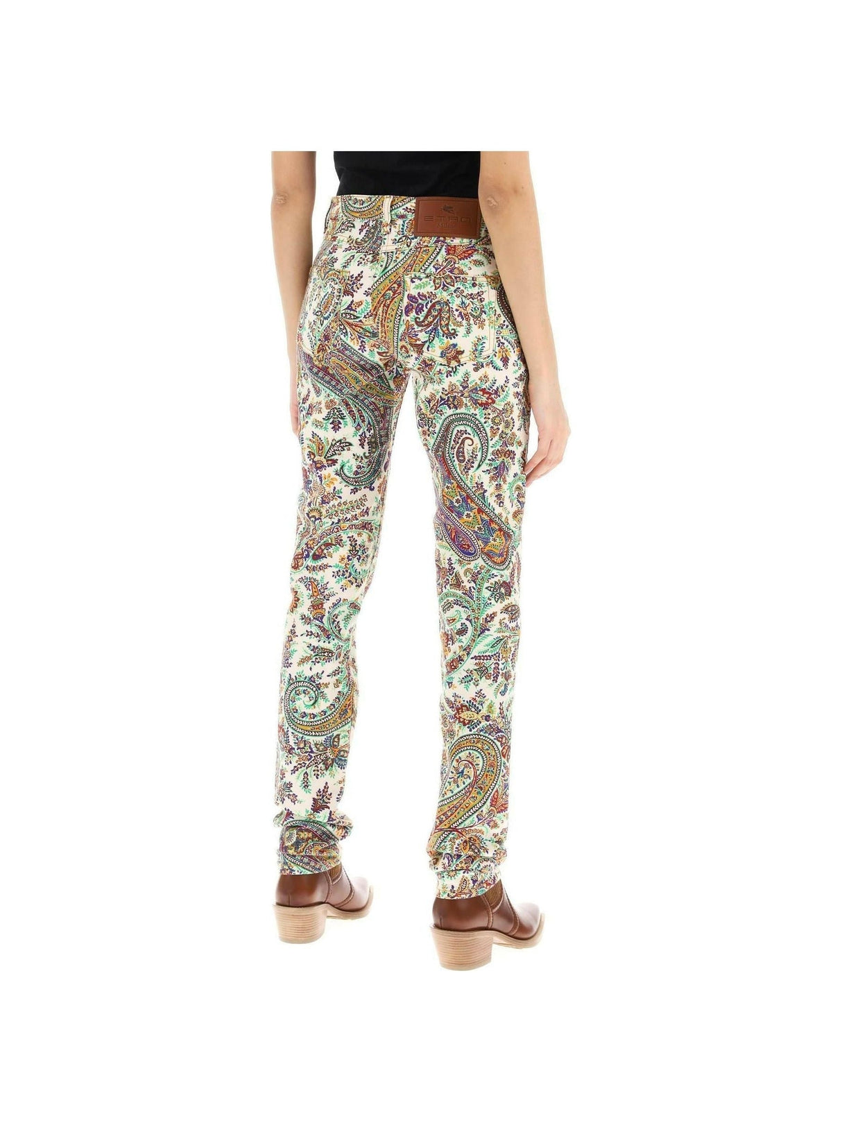 Paisley Print Jeans ETRO JOHN JULIA.