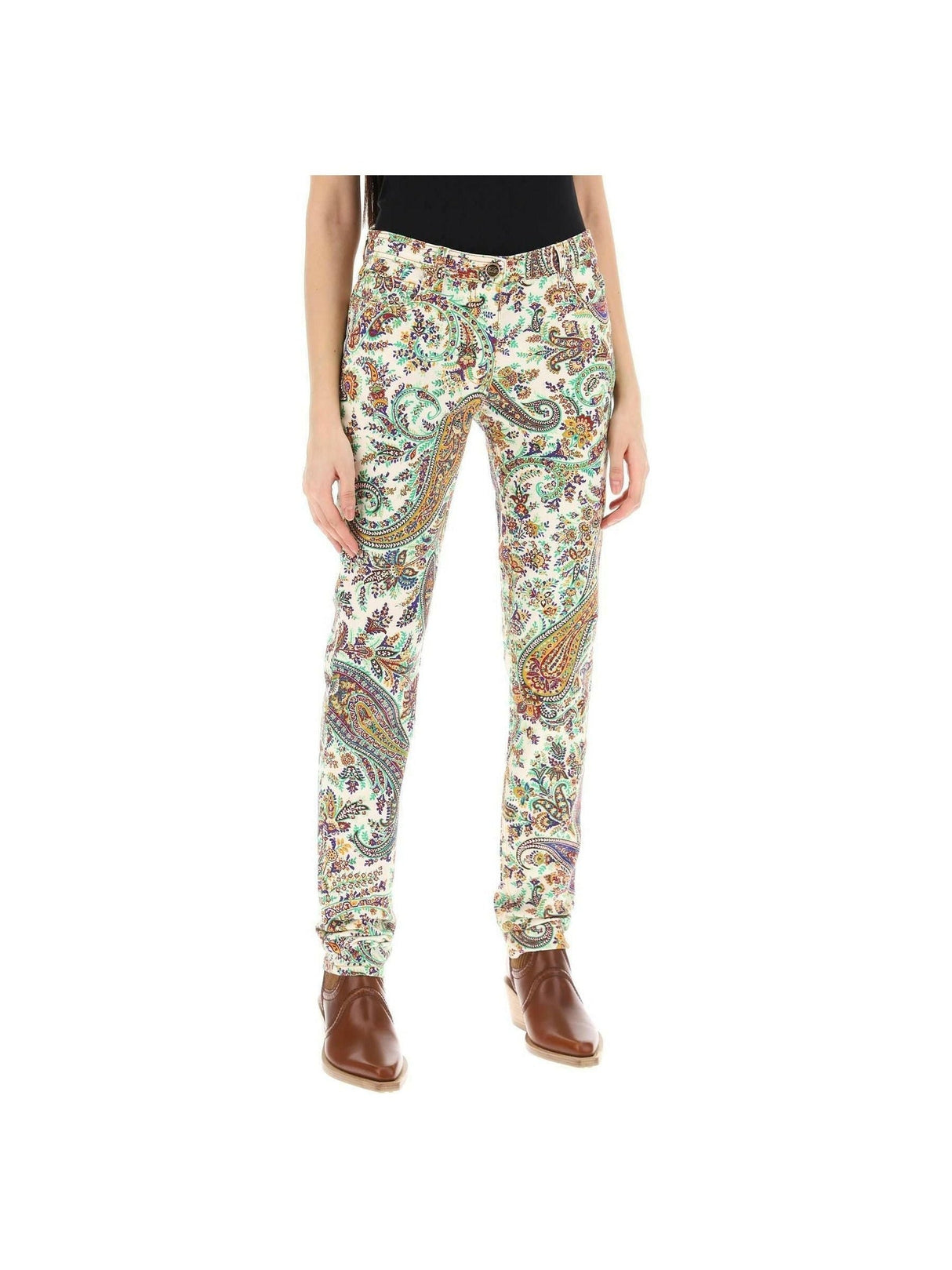 Paisley Print Jeans ETRO JOHN JULIA.