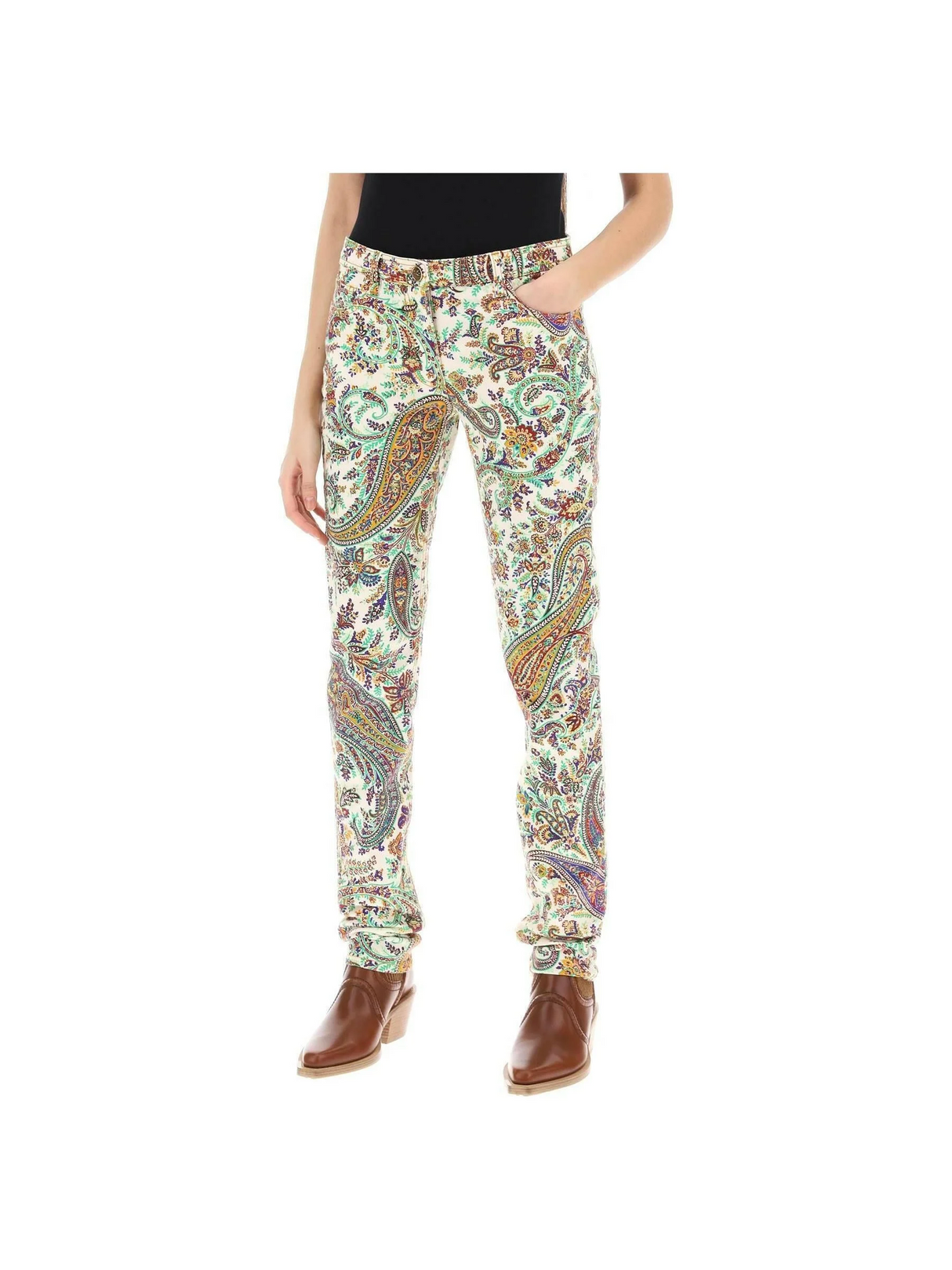 Paisley Print Jeans ETRO JOHN JULIA.