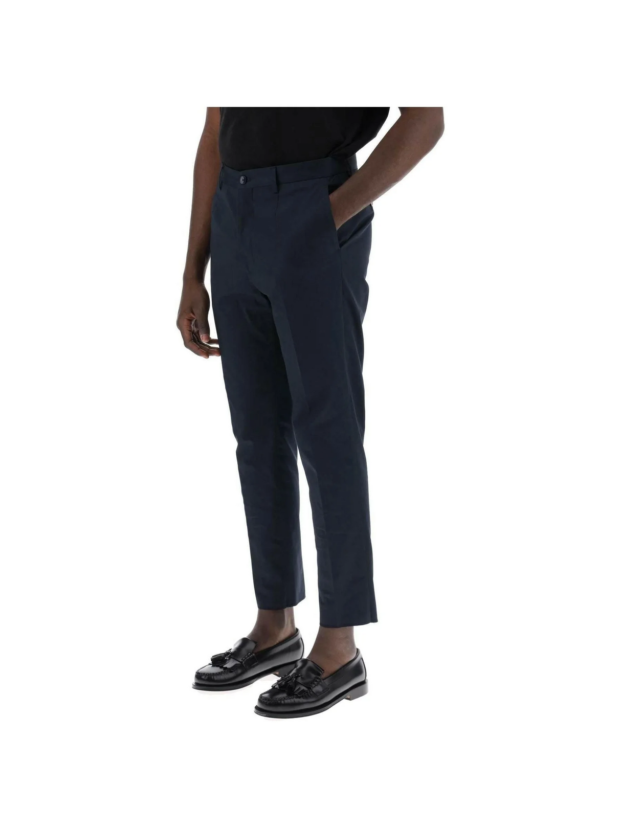 Stretch-Cotton Gabardine Cropped Chino Pants-ETRO-JOHN JULIA