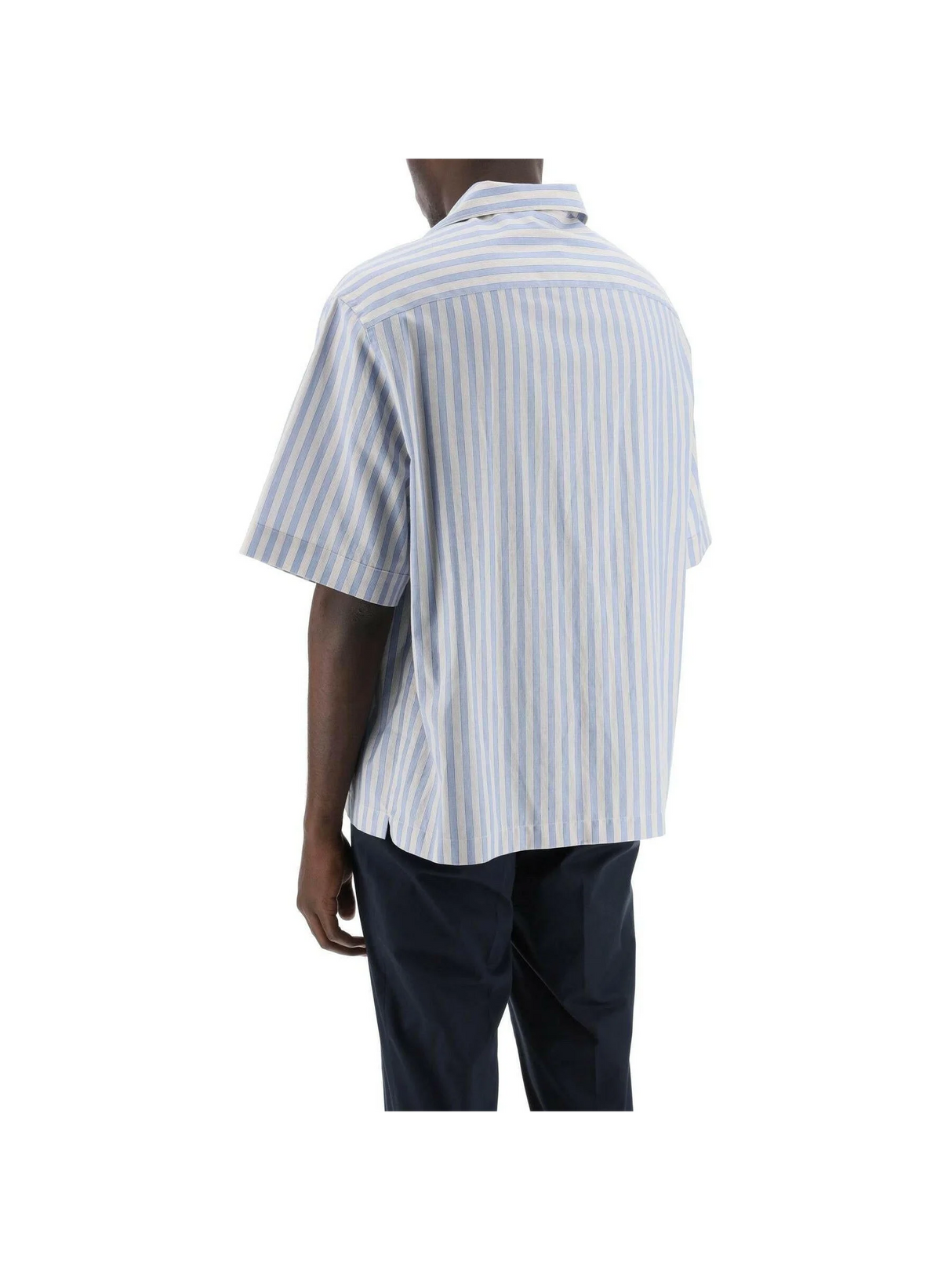 Striped Pegasus Bowling Shirt.