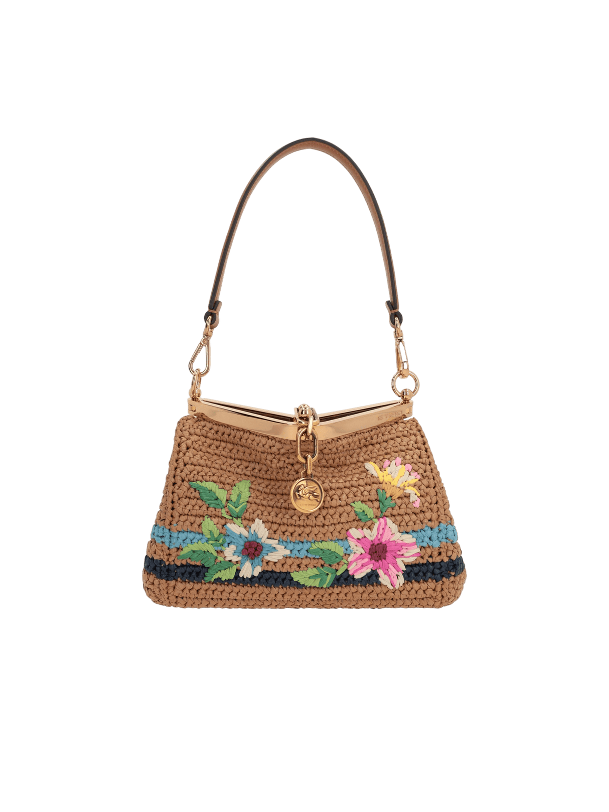 Synthetic Raffia Vela Mini Crossbody Bag-ETRO-JOHN JULIA