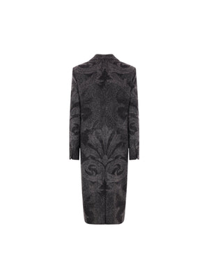 Wool Double-Breasted Coat-ETRO-JOHN JULIA