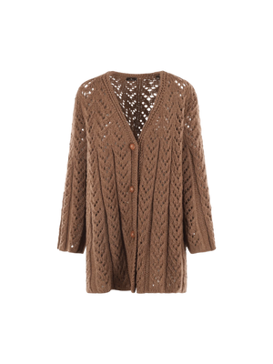 Wool Oversized Cardigan-ETRO-JOHN JULIA