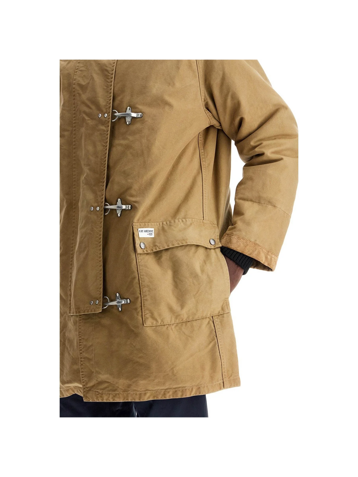 Padded Cotton Canvas Jacket Coat - Men > Clothing > Outerwear > Heavy jackets