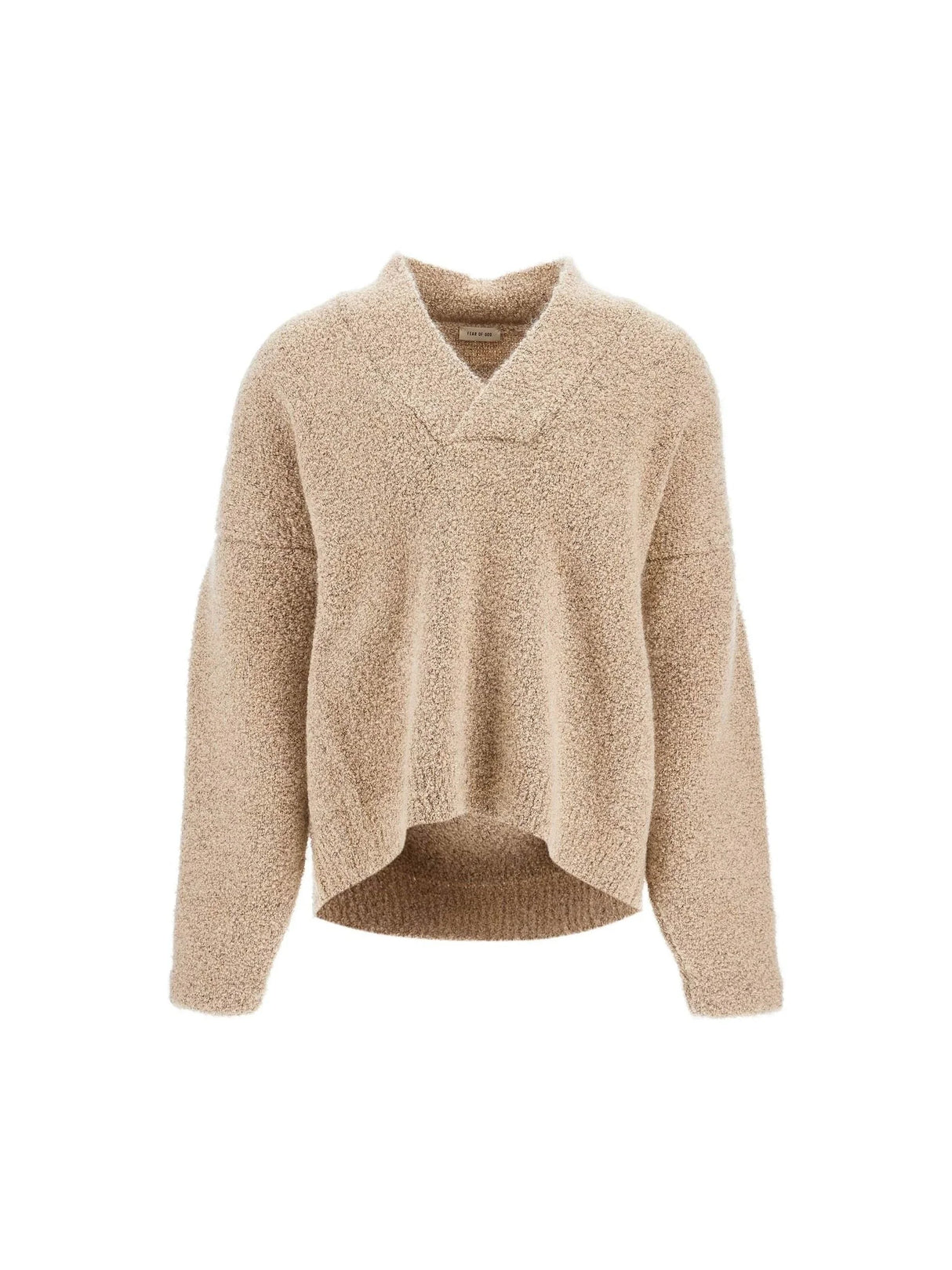 Bouclé Knit Oversized Sweater-Fear of God-JOHN JULIA