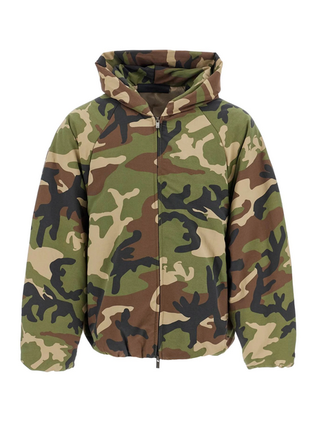 Essentials Camouflage Puffer Jacket-Fear of God Essentials-JOHN JULIA