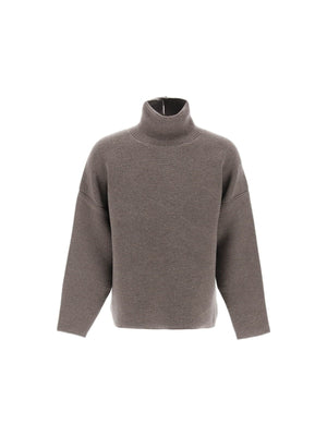 Heavy Ottoman Ribbed Wool Sweater