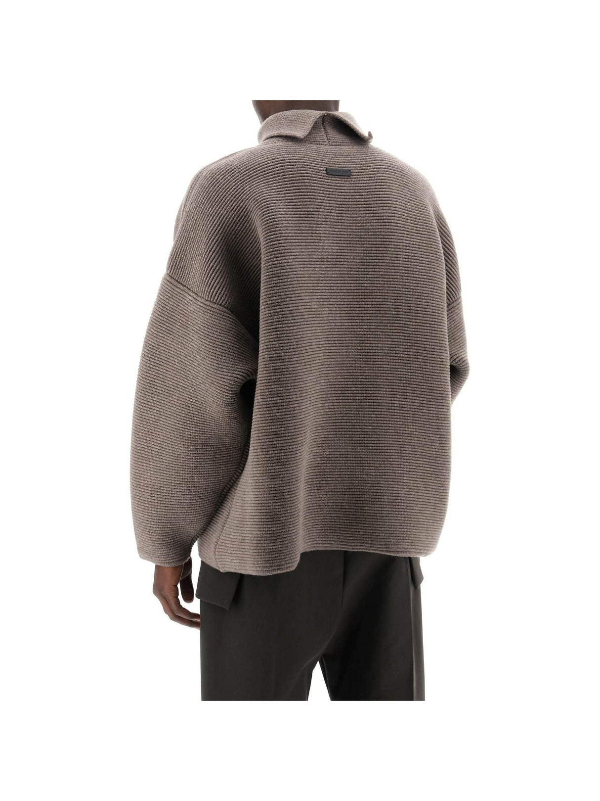 Heavy Ottoman Ribbed Wool Sweater