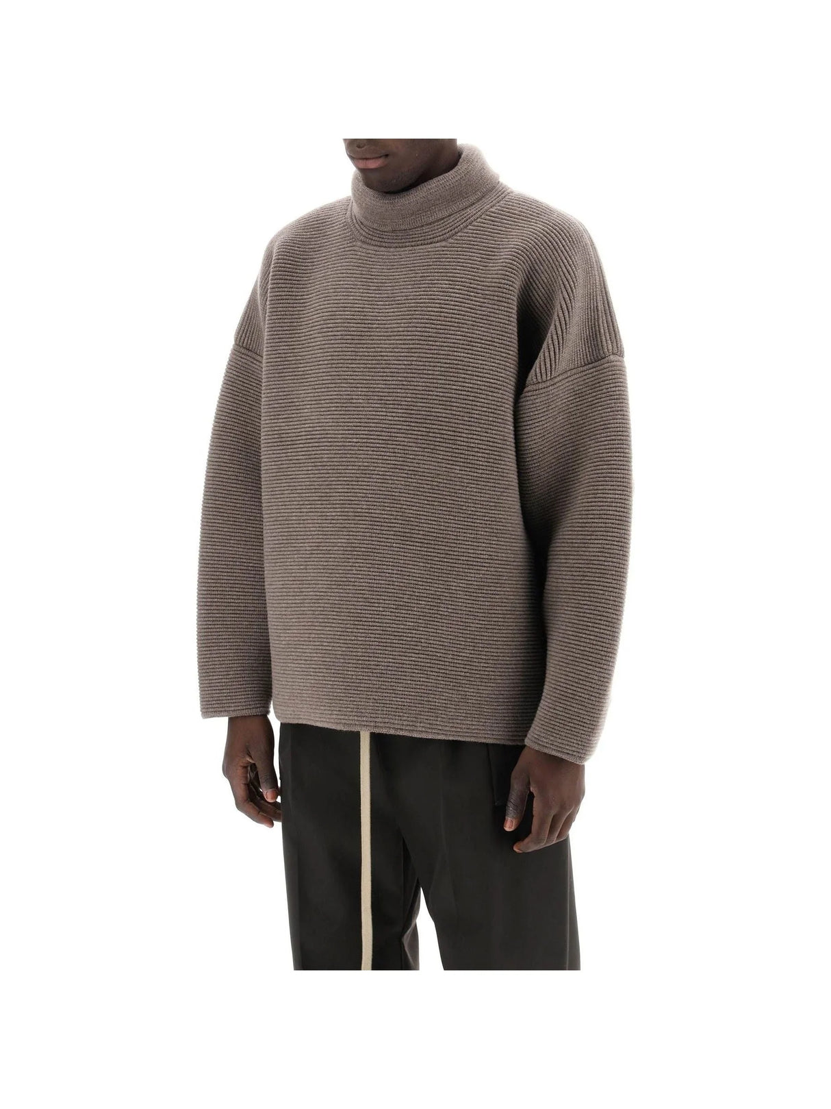 Heavy Ottoman Ribbed Wool Sweater - Men > Clothing > Knitwear > Pullovers