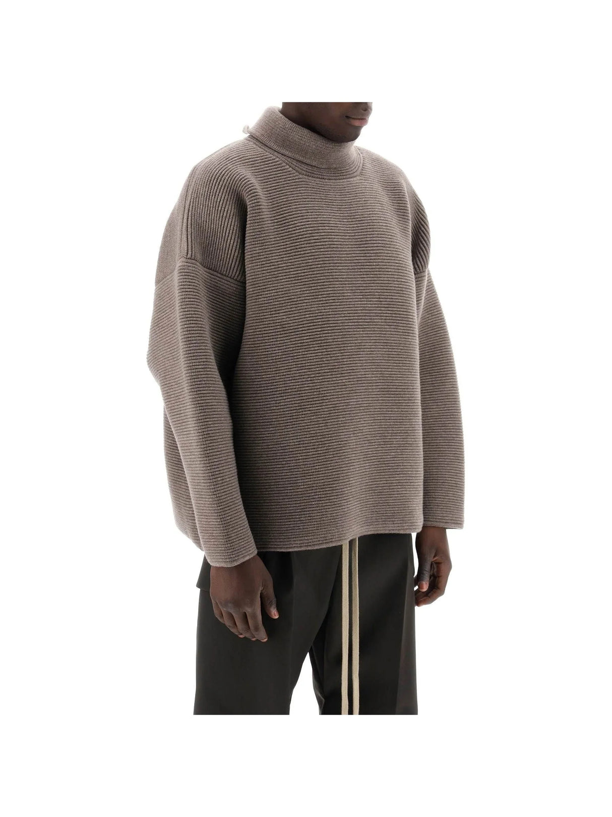 Heavy Ottoman Ribbed Wool Sweater - Men > Clothing > Knitwear > Pullovers