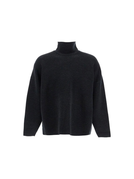 High-neck Ottoman Pullover