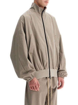 High-necked Vented Track Jacket With