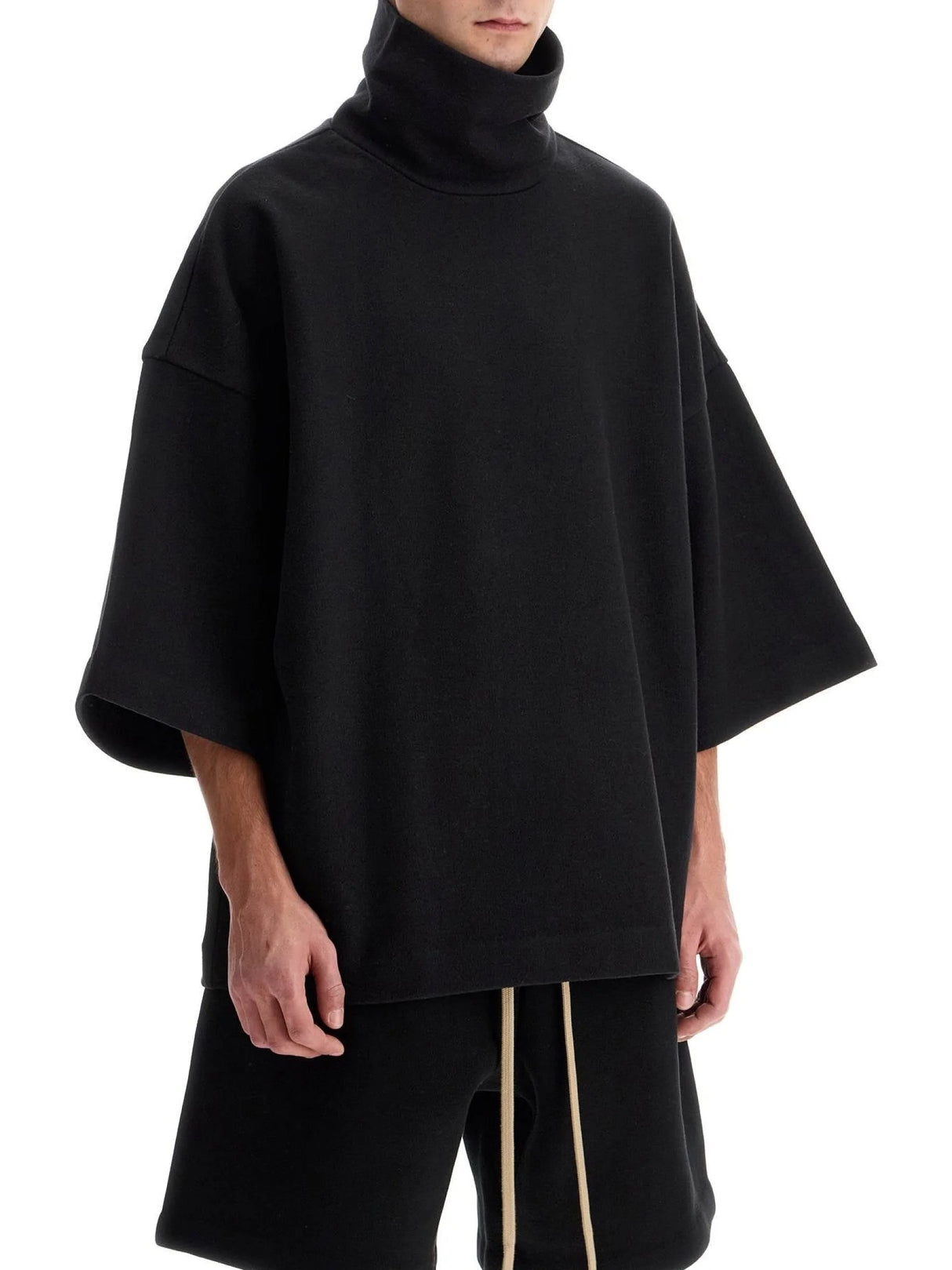 Oversized High-neck T