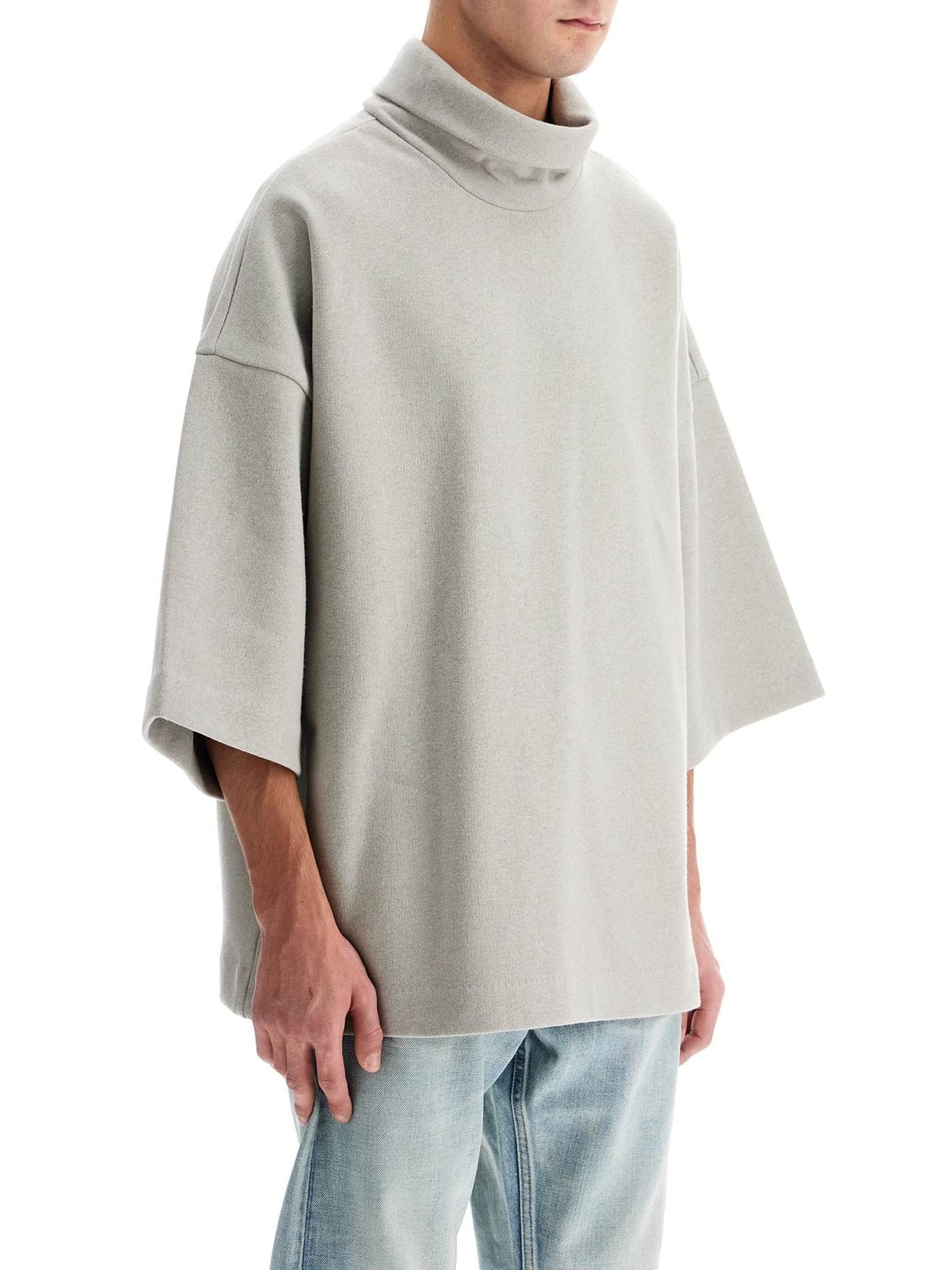 Oversized High-neck T