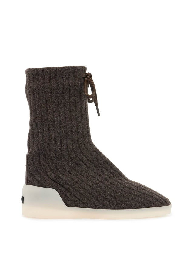 Knit Hi Ankle Boots