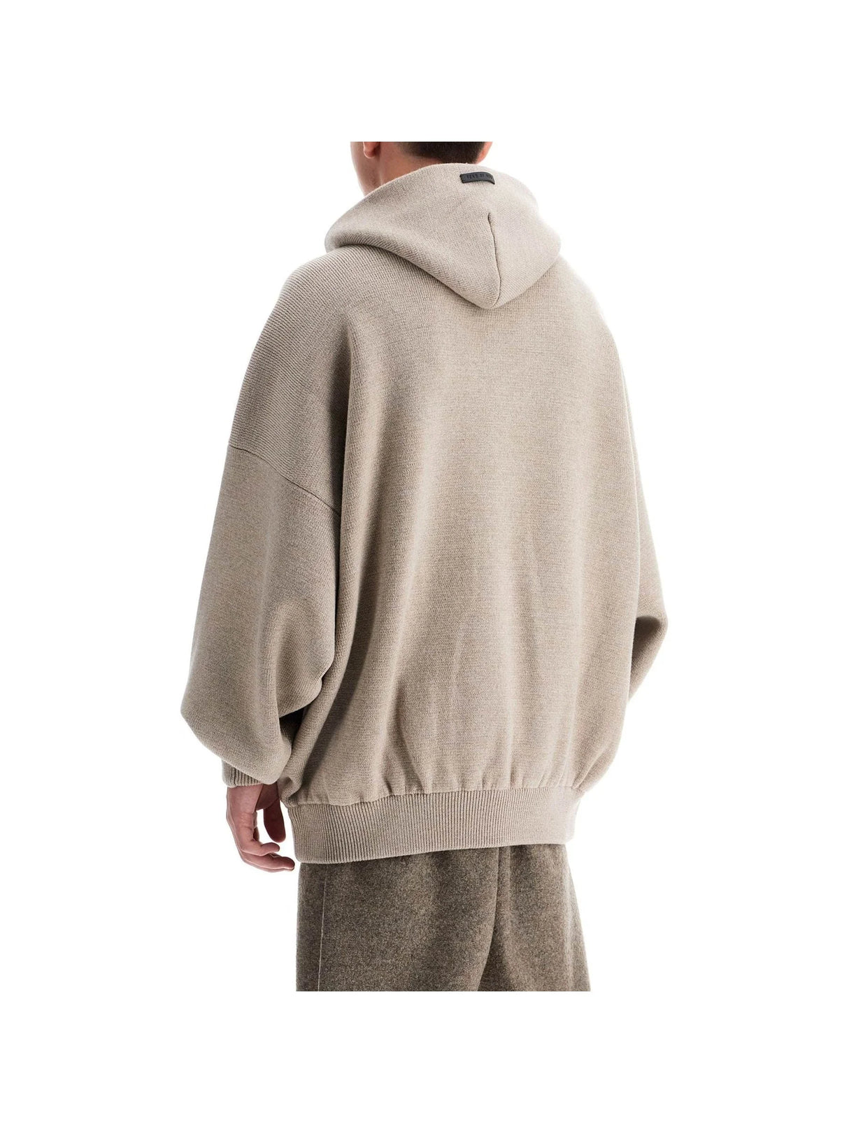 Knit Hooded Wool Sweater-Fear of God-JOHN JULIA