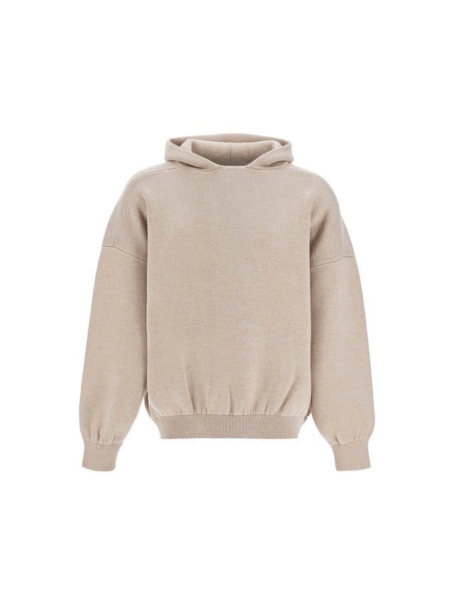 Knit Hooded Wool Sweater-Fear of God-JOHN JULIA