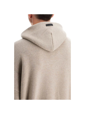 Knit Hooded Wool Sweater-Fear of God-JOHN JULIA