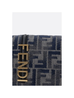 Fendigraphy FF Chenille Wallet On Chain-FENDI-JOHN JULIA