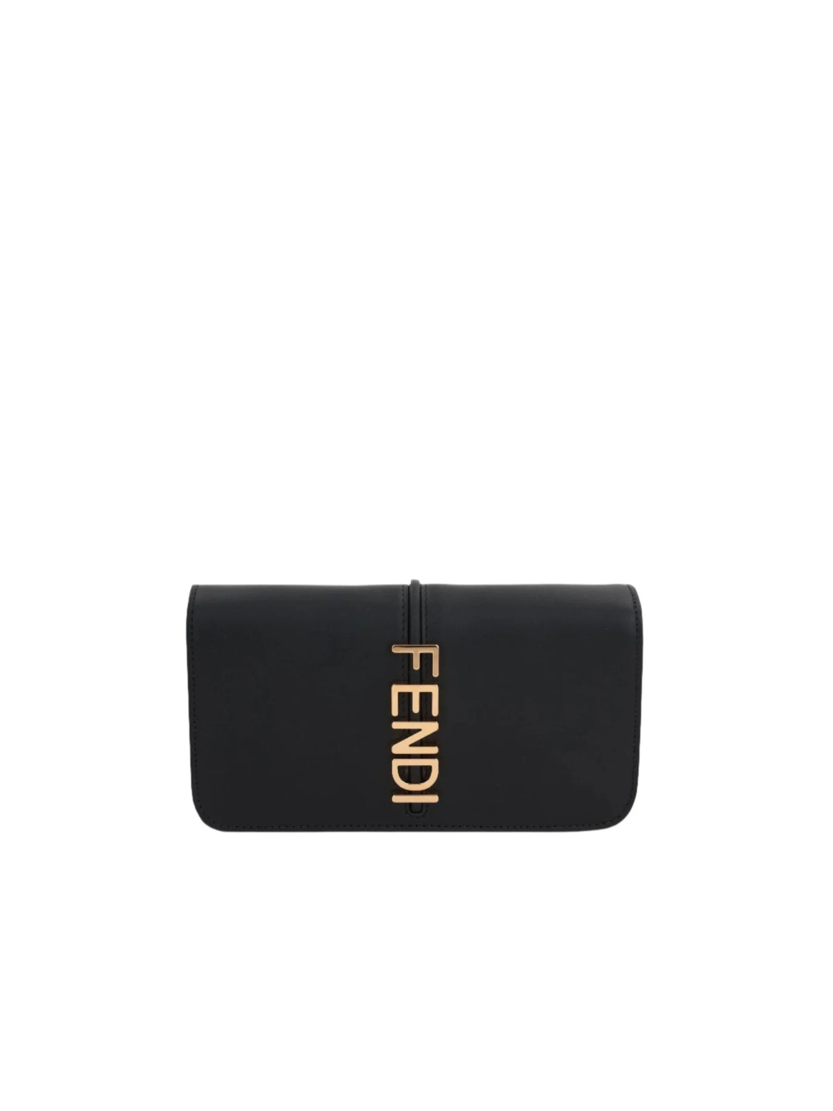 Fendigraphy Smooth Leather Wallet On Chain-FENDI-JOHN JULIA