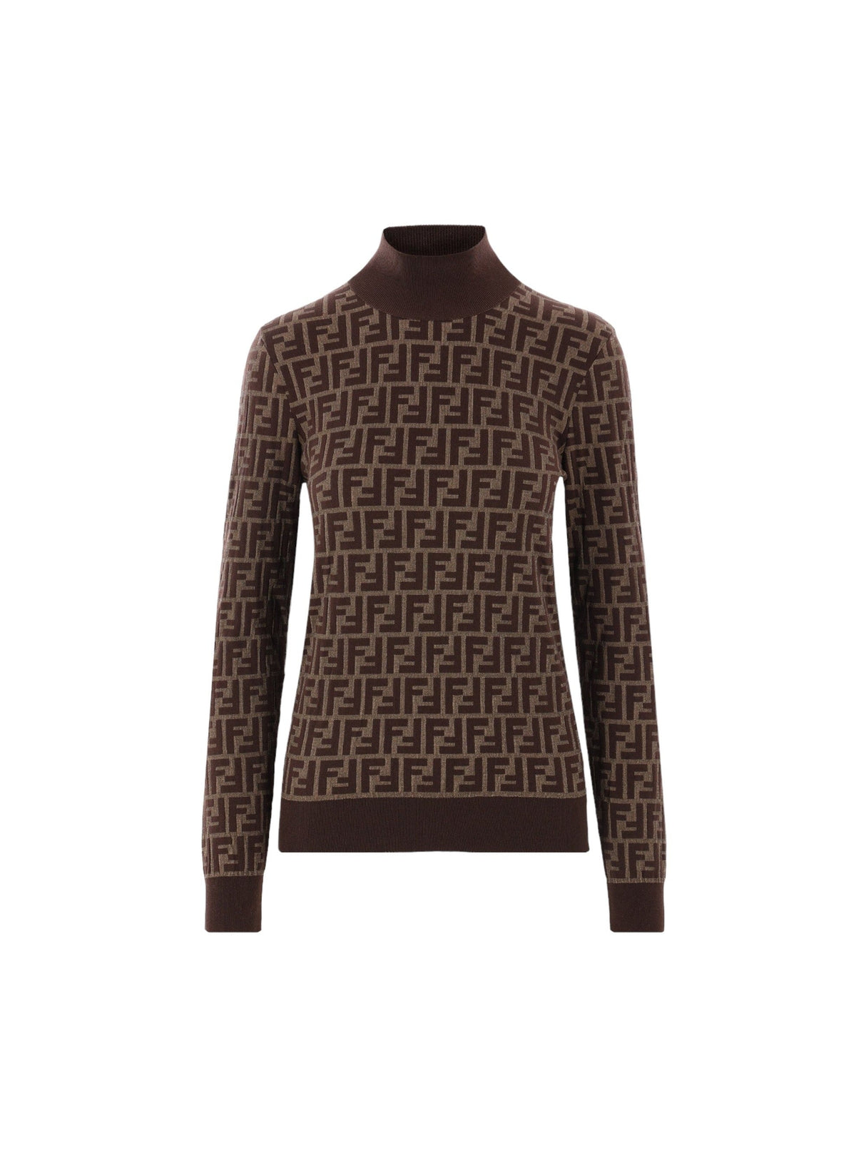 FENDI-FF Cotton Knit Sweater-JOHN JULIA