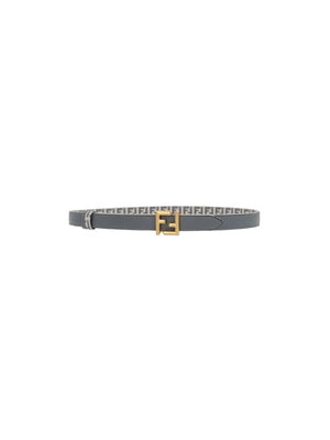 FF Jacquard Reversible Leather Belt-FENDI-JOHN JULIA