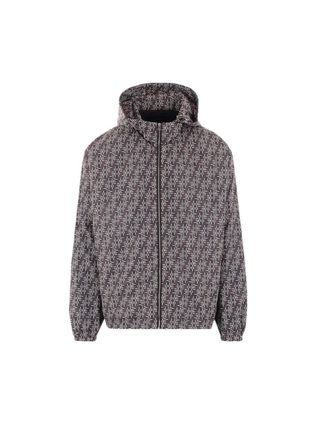 FF Labyrinth Print Nylon Windbreaker-FENDI-JOHN JULIA