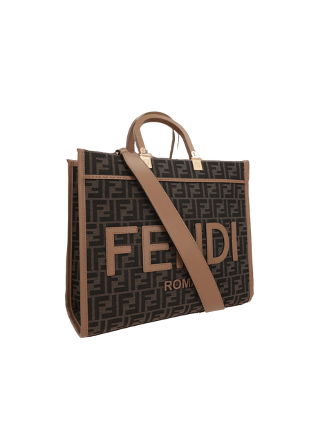 FF Monogram Sunshine Medium Tote Bag-FENDI-JOHN JULIA