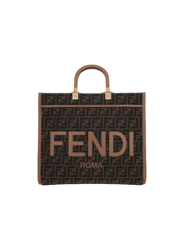 FF Monogram Sunshine Medium Tote Bag-FENDI-JOHN JULIA