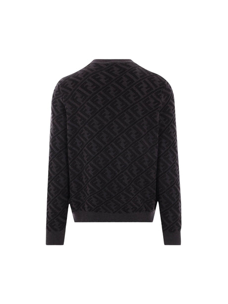 FF Wool Blend Sweater-FENDI-JOHN JULIA