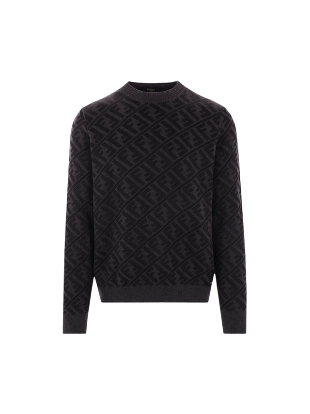 FF Wool Blend Sweater-FENDI-JOHN JULIA