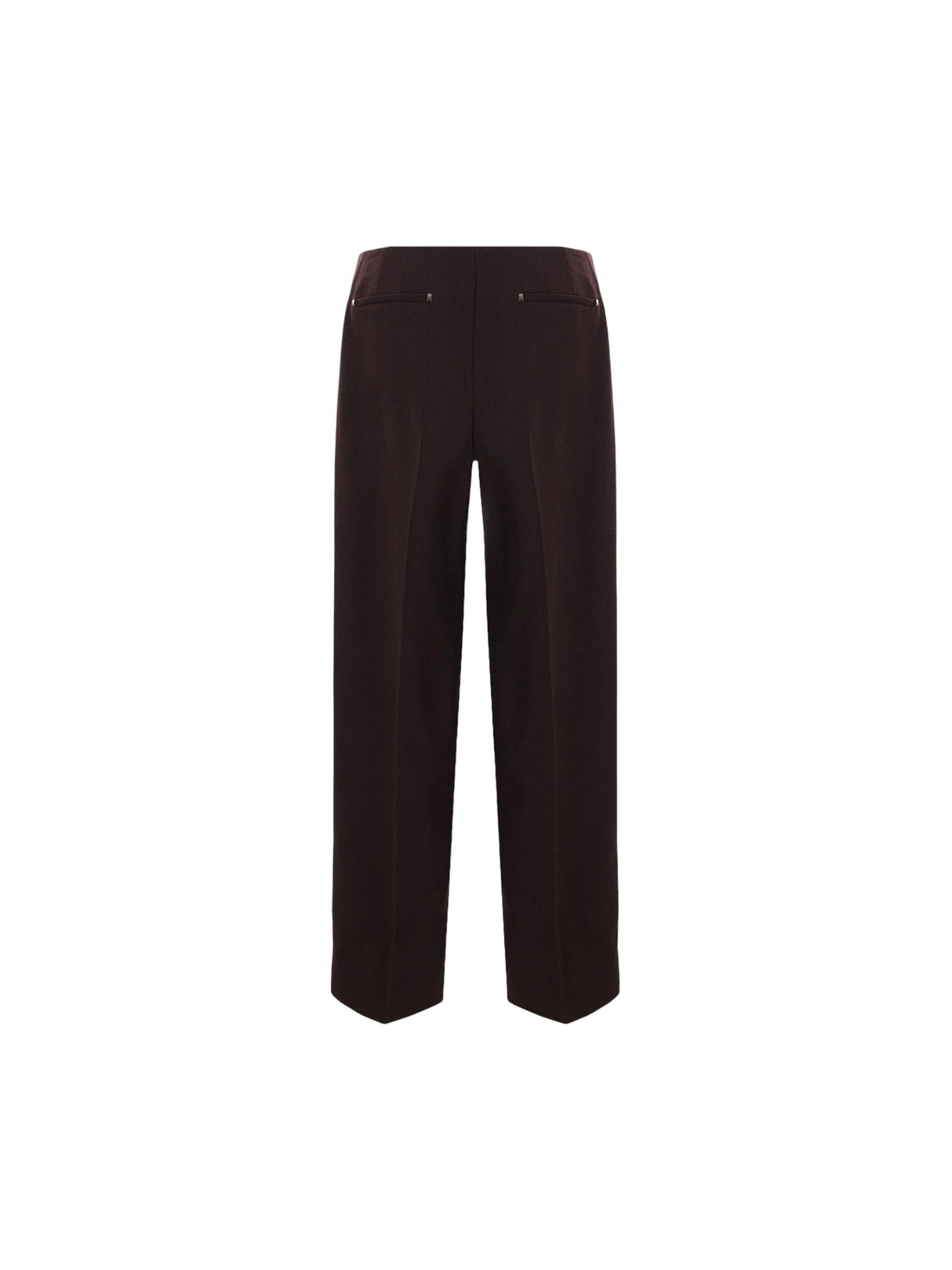 Grain De Poudre Wool Straight-leg Pants-FENDI-JOHN JULIA