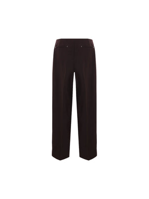 Grain De Poudre Wool Straight-leg Pants-FENDI-JOHN JULIA