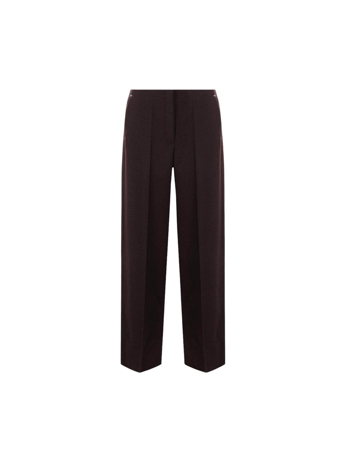 Grain De Poudre Wool Straight-leg Pants-FENDI-JOHN JULIA