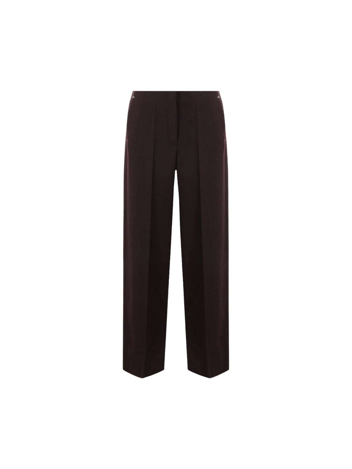 Grain De Poudre Wool Straight-leg Pants-FENDI-JOHN JULIA