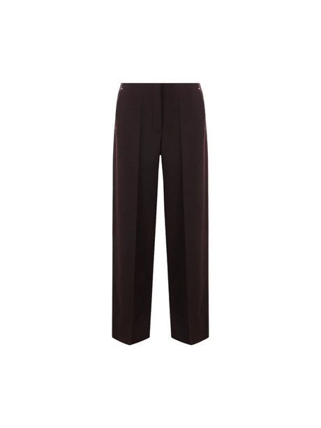 Grain De Poudre Wool Straight-leg Pants-FENDI-JOHN JULIA