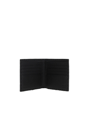 Grainy Leather Selleria Bi-fold Wallet-FENDI-JOHN JULIA