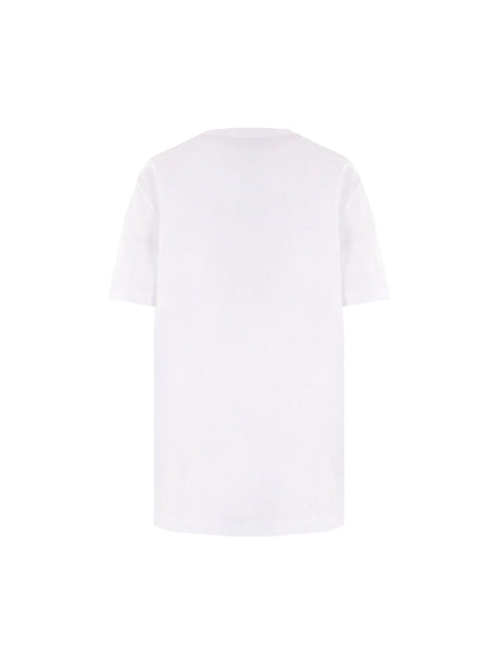 Logo Embroidered Cotton T-shirt-FENDI-JOHN JULIA