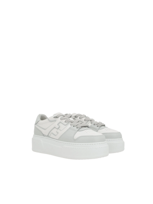 Fendi Match Bicolor Leather Sneakers-FENDI-JOHN JULIA