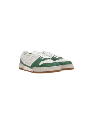 Fendi Match Leather Sneakers-FENDI-JOHN JULIA