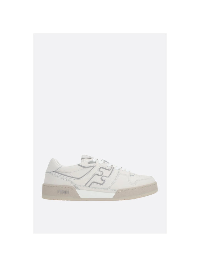 Fendi Match Smooth Leather Sneakers-FENDI-JOHN JULIA