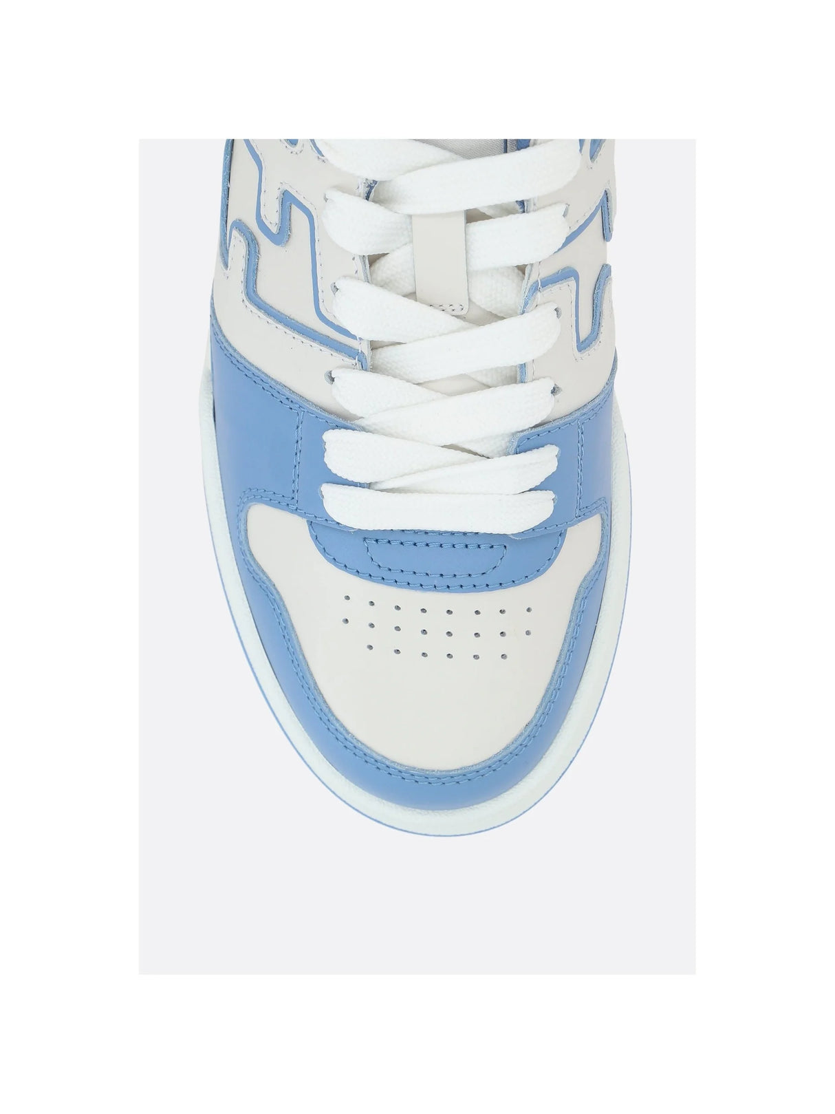 Fendi Match Smooth Leather Sneakers-FENDI-JOHN JULIA