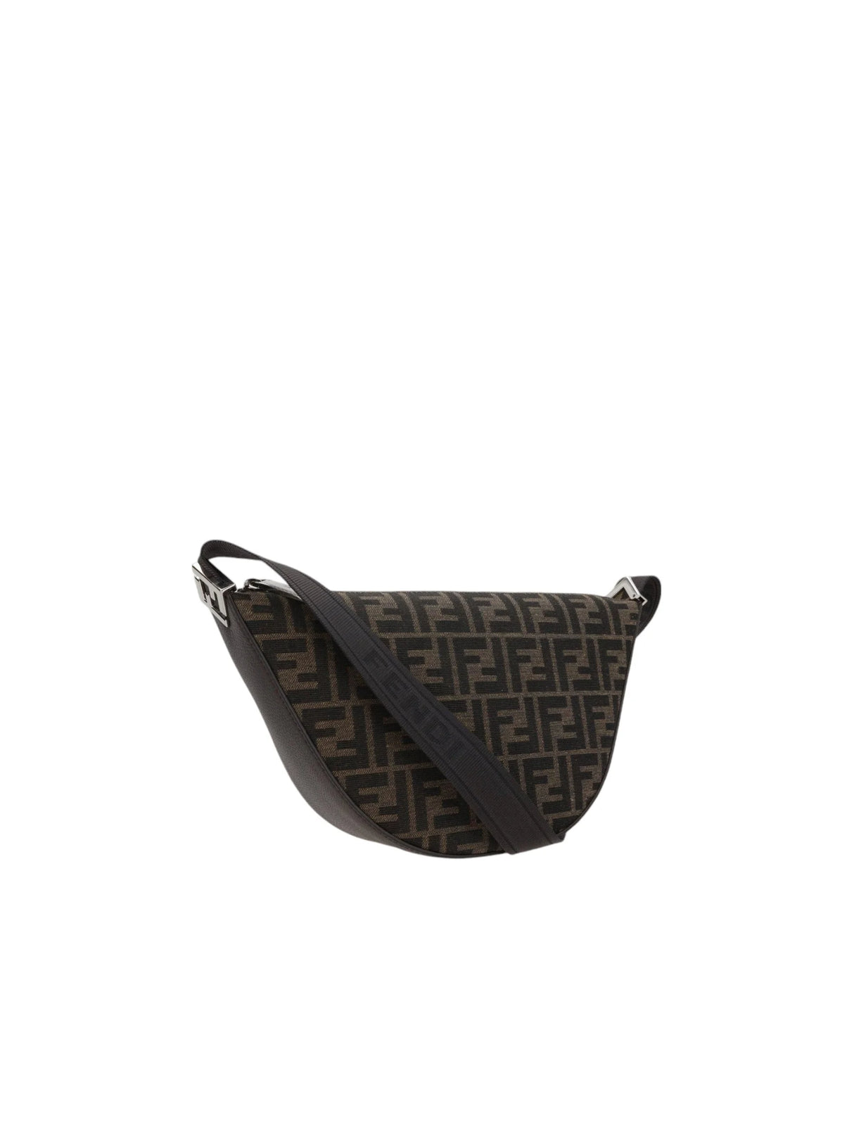 FENDI-Small FF Jacquard Crossbody Bag-JOHN JULIA