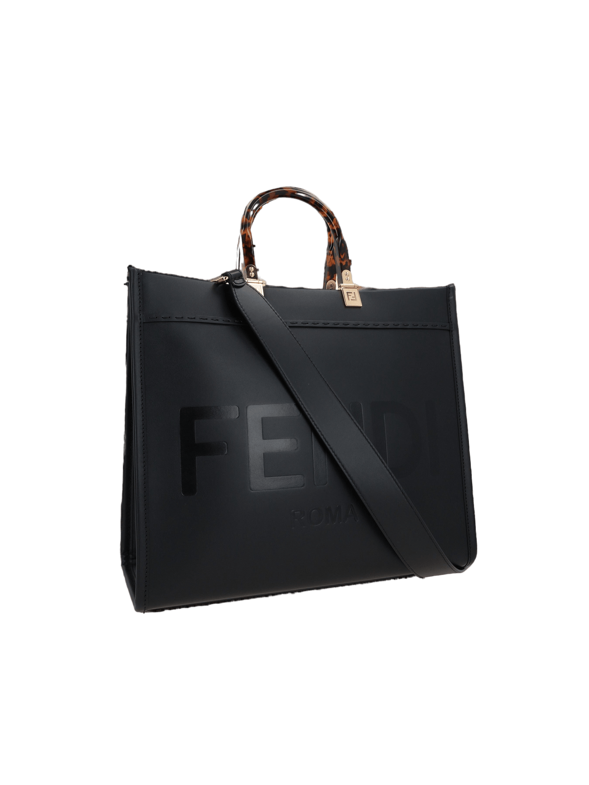 Smooth Leather Sunshine Medium Tote Bag-FENDI-JOHN JULIA