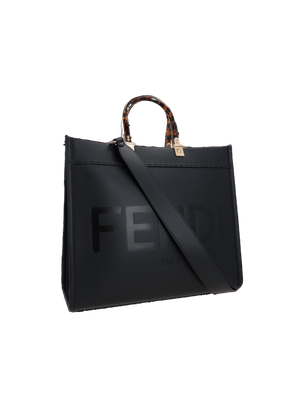 Smooth Leather Sunshine Medium Tote Bag-FENDI-JOHN JULIA