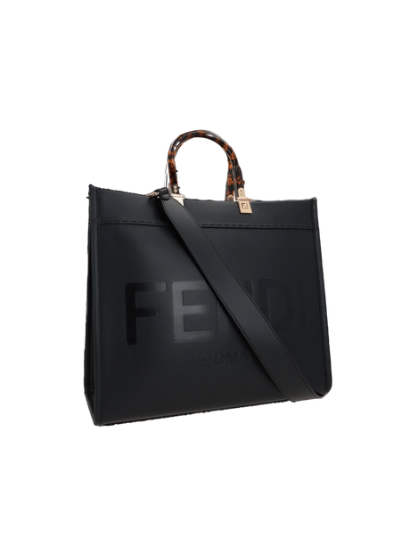 Smooth Leather Sunshine Medium Tote Bag-FENDI-JOHN JULIA