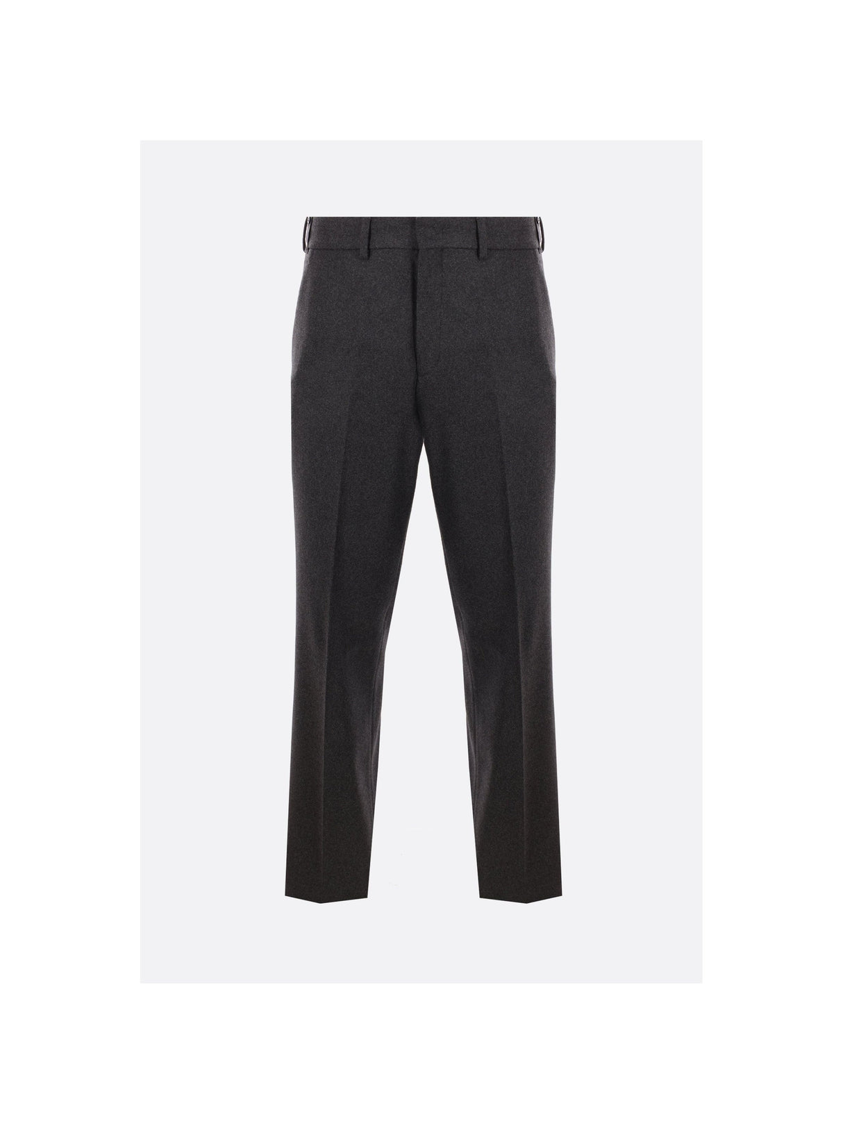 Straight-Leg Stretch Cashmere Trousers-FENDI-JOHN JULIA